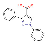 77169-12-1 1,3-Diphenyl-1H-pyrazole-4-carboxylic acid chemical structure