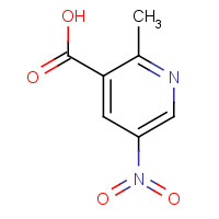59290-81-2 2-Methyl-5-nitronicotinic acid chemical structure