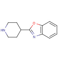 51784-03-3 2-(4-Piperidinyl)-1,3-benzoxazole chemical structure
