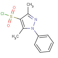 59340-26-0 3,5-Dimethyl-1-phenyl-1H-pyrazole-4-sulfonyl chloride chemical structure