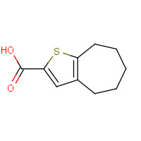40133-08-2 5,6,7,8-Tetrahydro-4H-cyclohepta[b]thiophene-2-carboxylic acid chemical structure