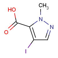 75092-30-7 4-Iodo-1-methyl-1H-pyrazole-5-carboxylic acid chemical structure