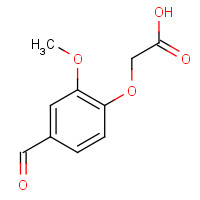 1660-19-1 (4-Formyl-2-methoxyphenoxy)acetic acid chemical structure