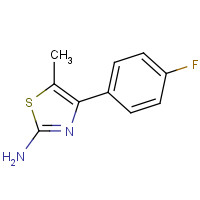 2928-00-9 4-(4-Fluorophenyl)-5-methyl-1,3-thiazol-2-amine chemical structure