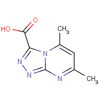 842972-32-1 5,7-Dimethyl[1,2,4]triazolo[4,3-a]pyrimidine-3-carboxylic acid chemical structure
