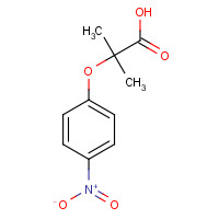17431-97-9 2-Methyl-2-(4-nitrophenoxy)propanoic acid chemical structure
