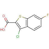 34576-92-6 3-Chloro-6-fluoro-1-benzothiophene-2-carboxylic acid chemical structure