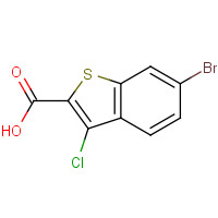 438613-29-7 6-Bromo-3-chloro-1-benzothiophene-2-carboxylic acid chemical structure