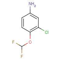 39211-55-7 3-Chloro-4-(difluoromethoxy)aniline chemical structure
