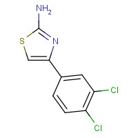 39893-80-6 4-(3,4-Dichlorophenyl)-1,3-thiazol-2-amine chemical structure