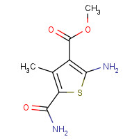 350996-94-0 Methyl 2-amino-5-(aminocarbonyl)-4-methylthiophene-3-carboxylate chemical structure
