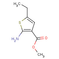 19156-63-9 Methyl 2-amino-5-ethylthiophene-3-carboxylate chemical structure