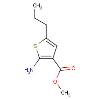 343855-83-4 Methyl 2-amino-5-propylthiophene-3-carboxylate chemical structure
