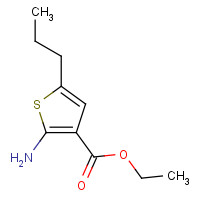 76575-31-0 Ethyl 2-amino-5-propylthiophene-3-carboxylate chemical structure