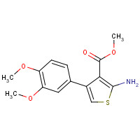 350997-14-7 Methyl 2-amino-4-(3,4-dimethoxyphenyl)thiophene-3-carboxylate chemical structure