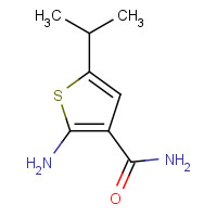 343272-23-1 2-Amino-5-isopropylthiophene-3-carboxamide chemical structure