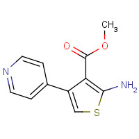 438229-64-2 Methyl 2-amino-4-pyridin-4-ylthiophene-3-carboxylate chemical structure