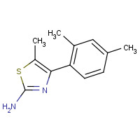 438227-56-6 4-(2,4-Dimethylphenyl)-5-methyl-1,3-thiazol-2-amine chemical structure