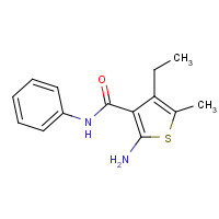 590353-67-6 2-Amino-4-ethyl-5-methyl-N-phenylthiophene-3-carboxamide chemical structure