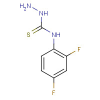 206559-58-2 N-(2,4-Difluorophenyl)hydrazinecarbothioamide chemical structure