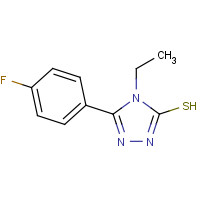 29552-52-1 4-Ethyl-5-(4-fluorophenyl)-4H-1,2,4-triazole-3-thiol chemical structure