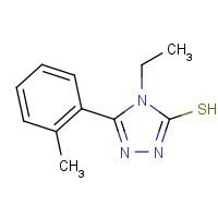 174574-01-7 4-Ethyl-5-(2-methylphenyl)-4H-1,2,4-triazole-3-thiol chemical structure
