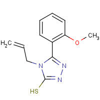 23195-30-4 4-Allyl-5-(2-methoxyphenyl)-4H-1,2,4-triazole-3-thiol chemical structure