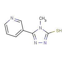 3652-31-1 4-Methyl-5-pyridin-3-yl-4H-1,2,4-triazole-3-thiol chemical structure
