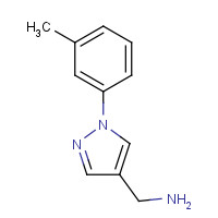 400876-68-8 [1-(3-Methylphenyl)-1H-pyrazol-4-yl]methylamine chemical structure