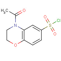 1017791-37-5 4-Acetyl-3,4-dihydro-2H-1,4-benzoxazine-6-sulfonyl chloride chemical structure