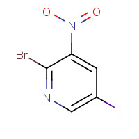 426463-20-9 2-Bromo-5-iodo-3-nitropyridine chemical structure