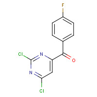 1099597-81-5 (2,6-Dichloropyrimidin-4-yl)-(4-fluorophenyl)methanone chemical structure