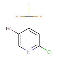 823221-93-8 5-Bromo-2-chloro-4-(trifluoromethyl)pyridine chemical structure