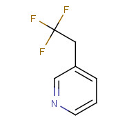 1099598-09- 3-(2,2,2-Trifluoroethyl)pyridine chemical structure