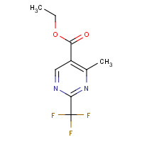 306960-67-8 Ethyl 2-(trifluoromethyl)-4-methyl-5-pyrimidine carboxylate chemical structure