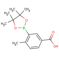515131-35-8 4-Methyl-3-(4,4,5,5-tetramethyl-1,3,2-dioxaborolan-2-yl)benzoic acid chemical structure