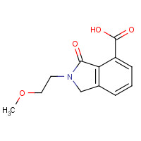 436093-44-6 2-(2-Methoxy-ethyl)-3-oxo-2,3-dihydro-1H-isoindole-4-carboxylic acid chemical structure