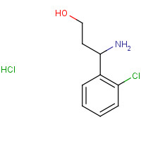 1159826-18-2 3-Amino-3-(2-chloro-phenyl)-propan-1-ol hydrochloride chemical structure