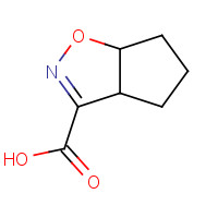 176909-91-4 4,5,6,6a-Tetrahydro-3aH-cyclopenta[d]isoxazole-3-carboxylic acid chemical structure
