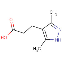890625-93-1 3-(3,5-Dimethyl-1H-pyrazol-4-yl)-propionic acid chemical structure