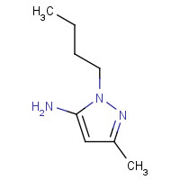 3524-35-4 2-Butyl-5-methyl-2H-pyrazol-3-ylamine chemical structure