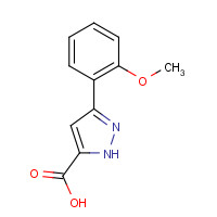 834868-54-1 5-(2-Methoxy-phenyl)-2H-pyrazole-3-carboxylic acid chemical structure