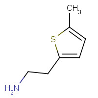 30433-92-2 2-(5-Methyl-thiophen-2-yl)-ethylamine chemical structure