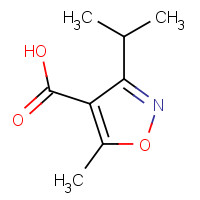 876717-62-3 3-Isopropyl-5-methyl-isoxazole-4-carboxylic acid chemical structure