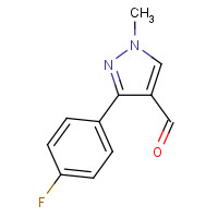 689250-53-1 3-(4-Fluoro-phenyl)-1-methyl-1H-pyrazole-4-carbaldehyde chemical structure