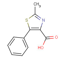 13743-09-4 2-Methyl-5-phenyl-thiazole-4-carboxylic acid chemical structure