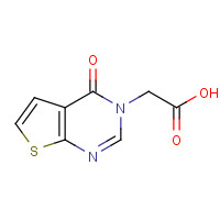 18740-34-6 (4-Oxo-4H-thieno[2,3-d]pyrimidin-3-yl)-acetic acid chemical structure