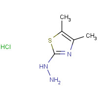 124285-37-6 (4,5-Dimethyl-thiazol-2-yl)-hydrazine hydrochloride chemical structure
