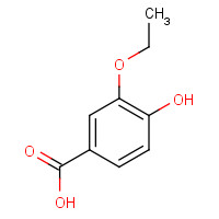 5438-38-0 3-Ethoxy-4-hydroxy-benzoic acid chemical structure