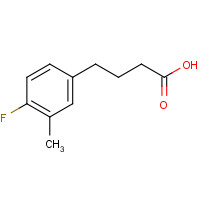 331-43-1 4-(4-Fluoro-3-methyl-phenyl)-butyric acid chemical structure
